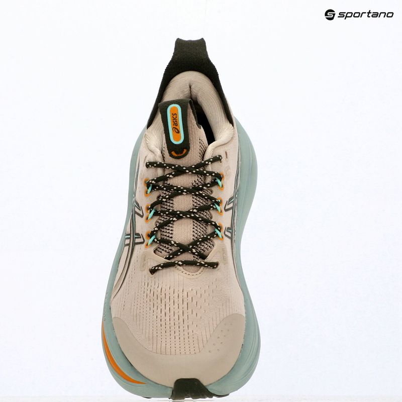Pánske bežecké topánky ASICS Gel-Nimbus 28 TR simply taupe/ocean haze 17