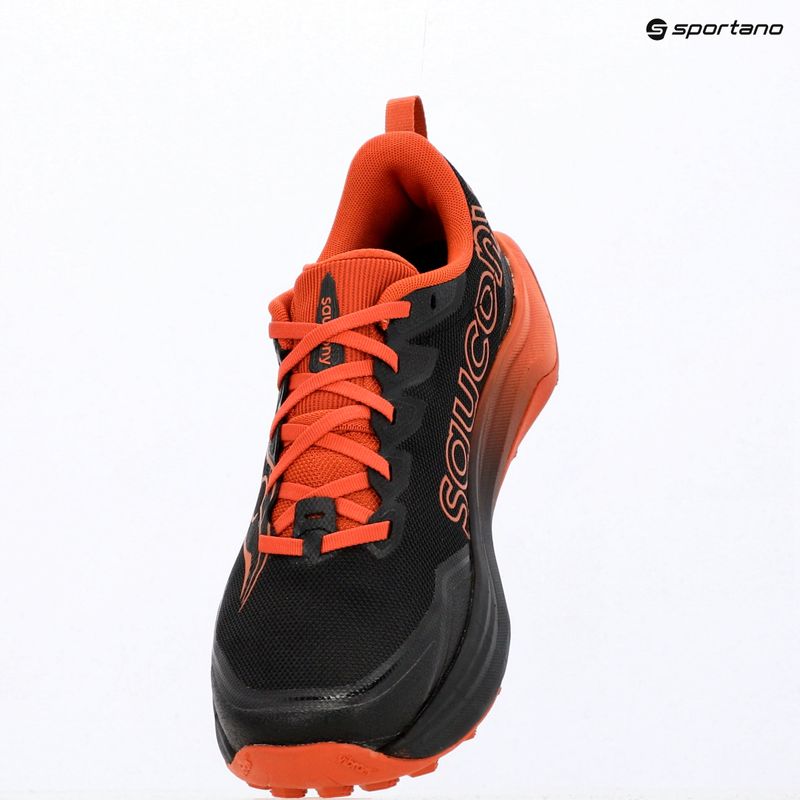 Pánske bežecké topánky Saucony Peregrine 16 black/rust 10