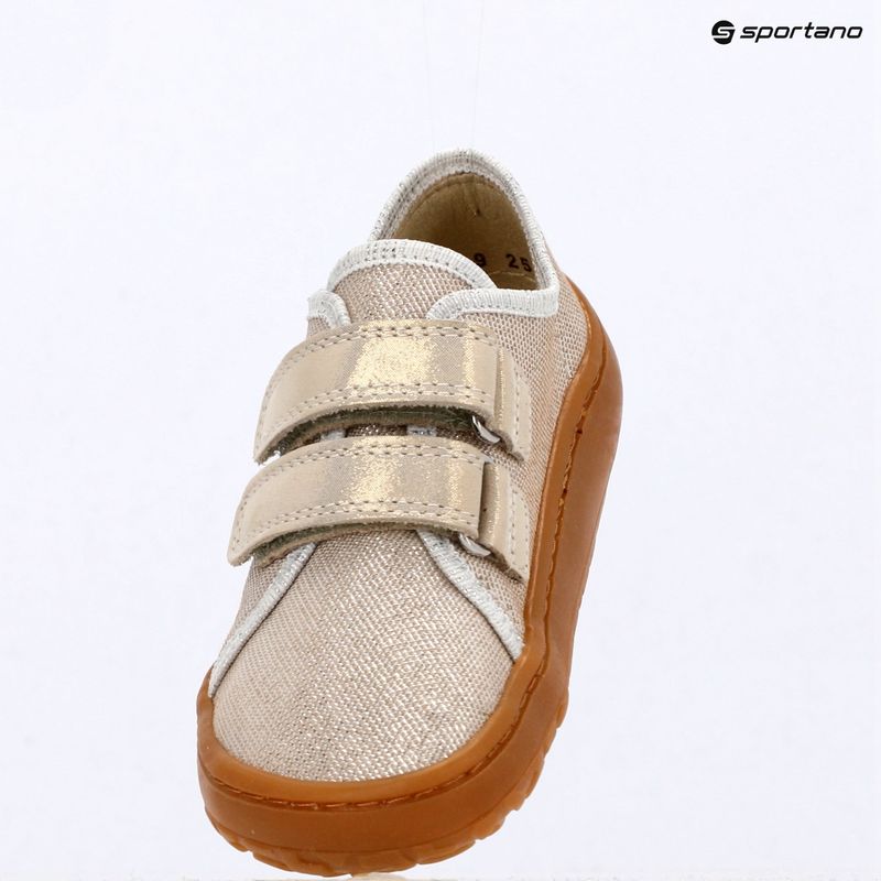 Detské barefoot topánky Froddo Canvas gold shine 8