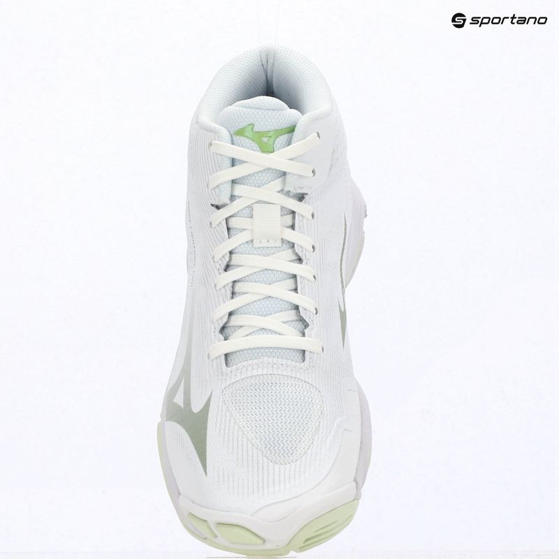 Dámske volejbalové topánky Mizuno Wave Lightning Pro Mid white/aqua gray/ambrosia 15