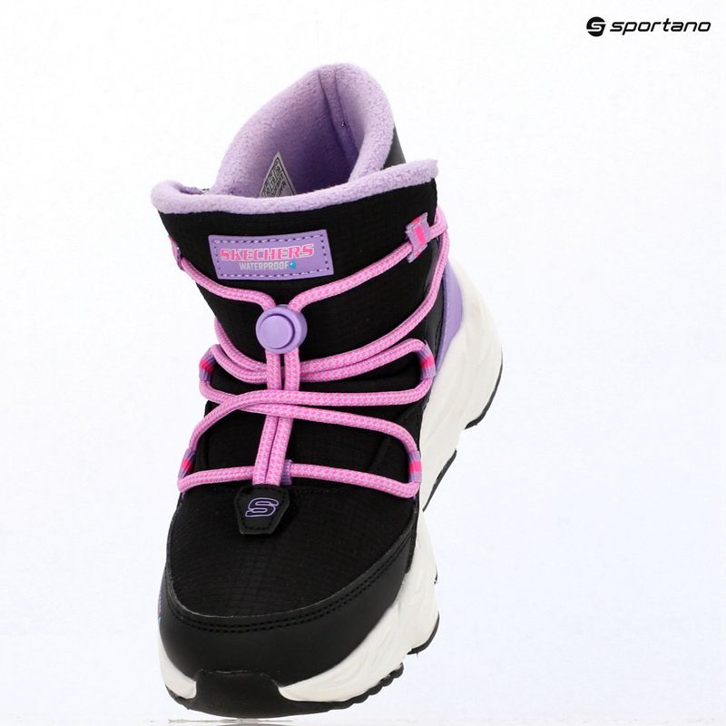 Detské snehule SKECHERS Turbo Tread Black 8