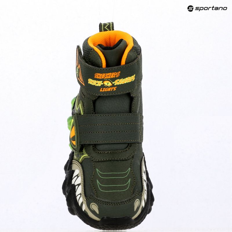 Detské snehule SKECHERS Skech-O-Saurus Lights 2.0 green 16