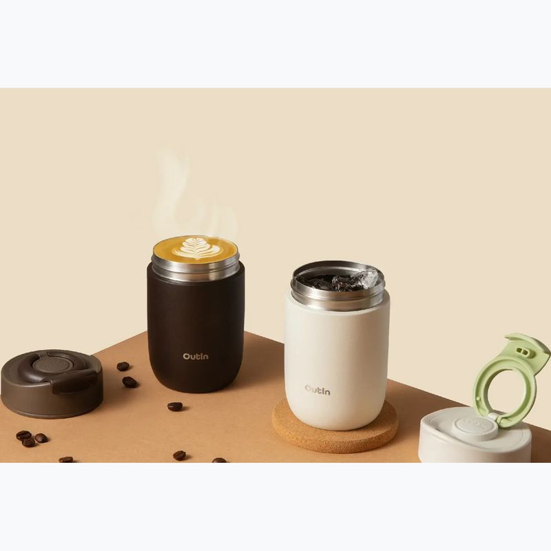 Termohrnček OutIn Travel Tumbler 350 ml sand white 3