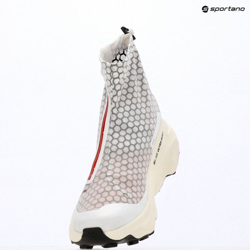 Pánske bežecké topánky Salomon S/Lab Ultra Dust white/fiery red/vanilla ice 18