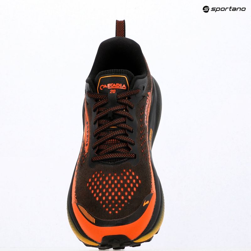 Pánske bežecké topánky Brooks Cascadia 20 black/tigerlily/orange 16