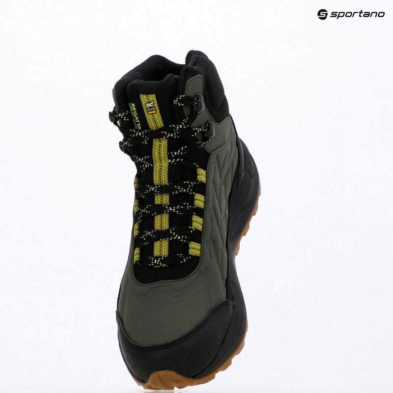 Pánske turistické topánky REGATTA Onyx Mid dark khaki cyprus 18