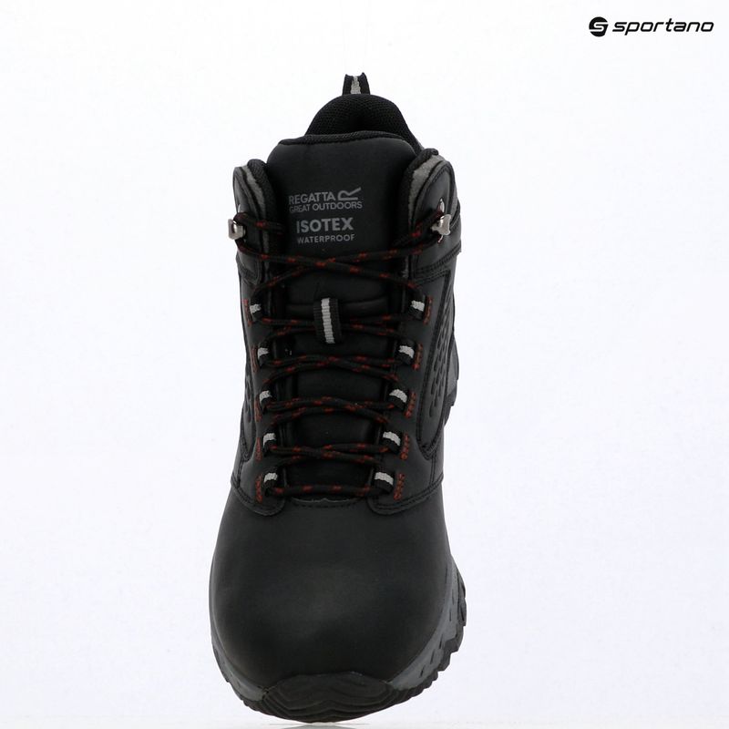 Pánske turistické topánky REGATTA Amble Boot Waterproof black/riored 17