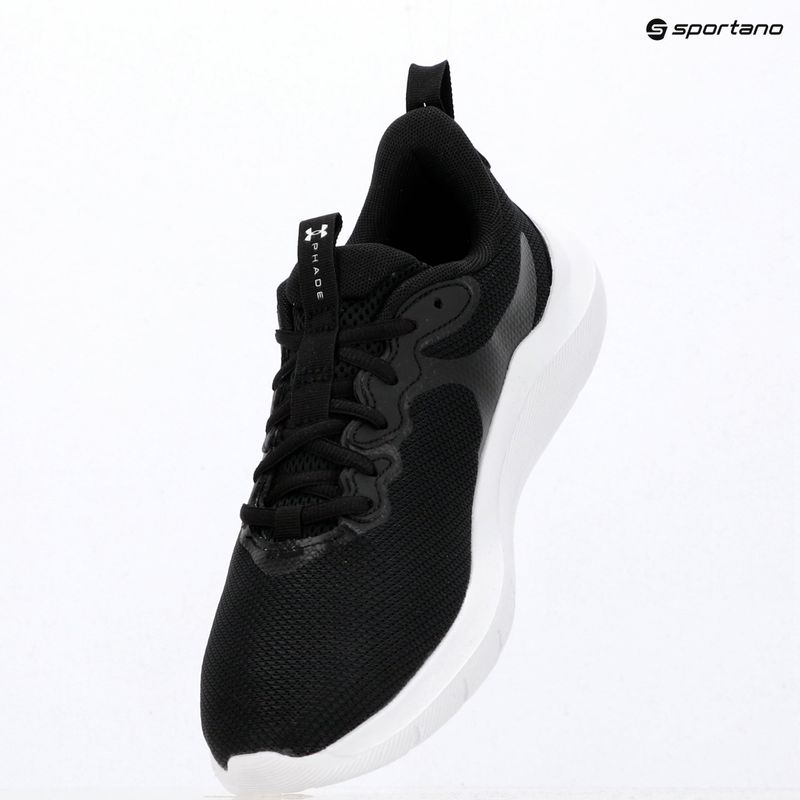 Pánske bežecké topánky Under Armour Phade RN 4 black/black/white 14