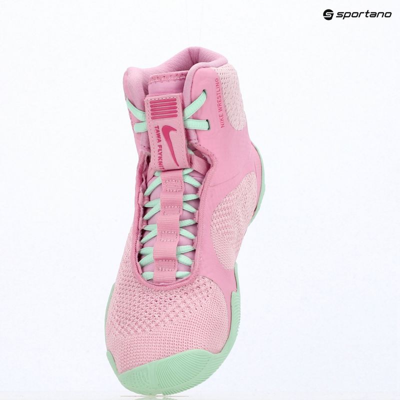 Zápasnícke topánky Nike Tawa pink foam/pink rise/arctic green/desert pink 9