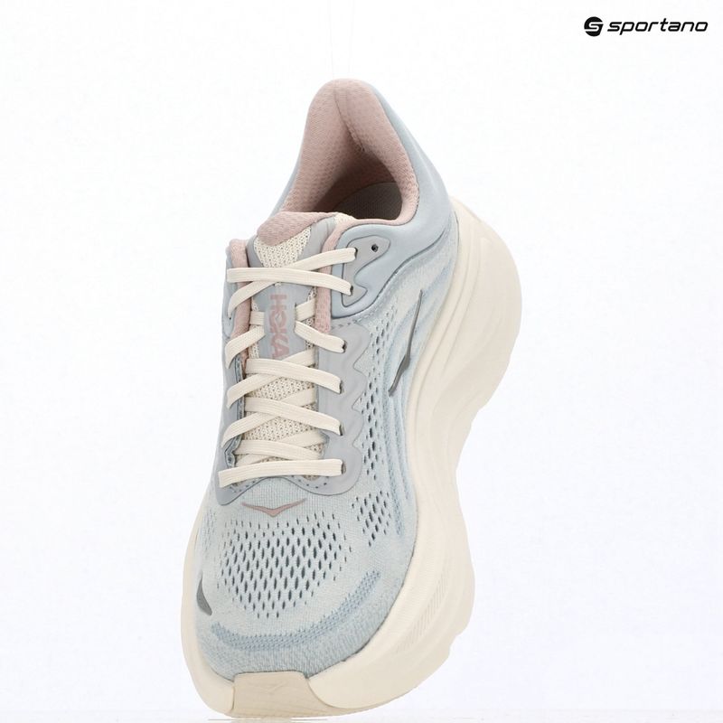 Dámske bežecké topánky HOKA Bondi 9 GLM alabaster/mineral blue 15