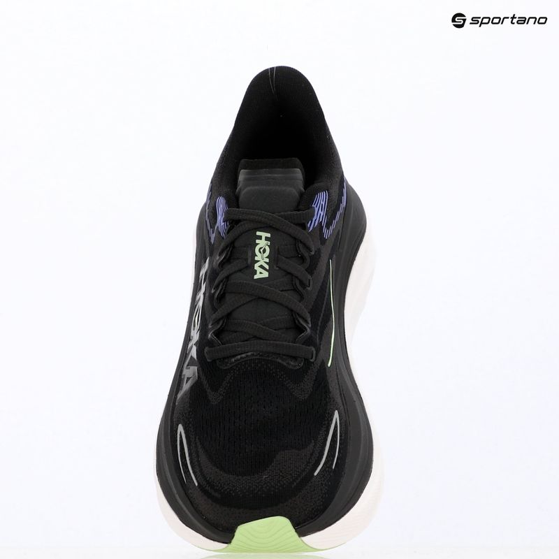 Pánske bežecké topánky HOKA Skyward X 2 carbon black/neon nebula 18