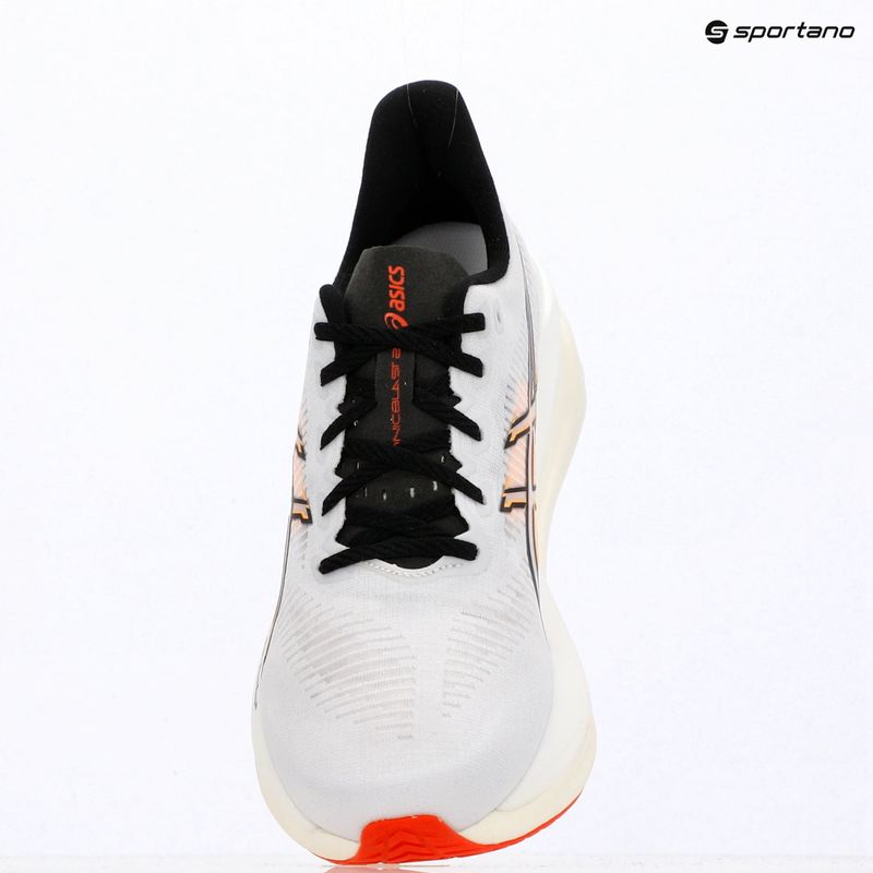 Pánske bežecké topánky ASICS Sonicblast 2 biele/oranžové štadiónové 17
