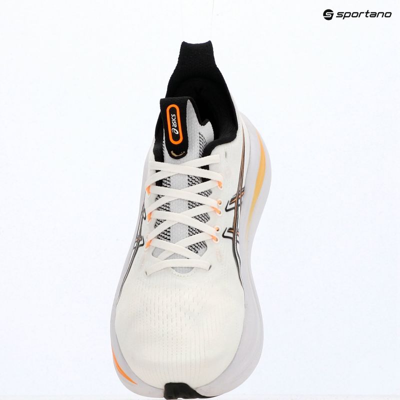 Pánske bežecké topánky ASICS Gel-Nimbus 28 white/stadium orange 16