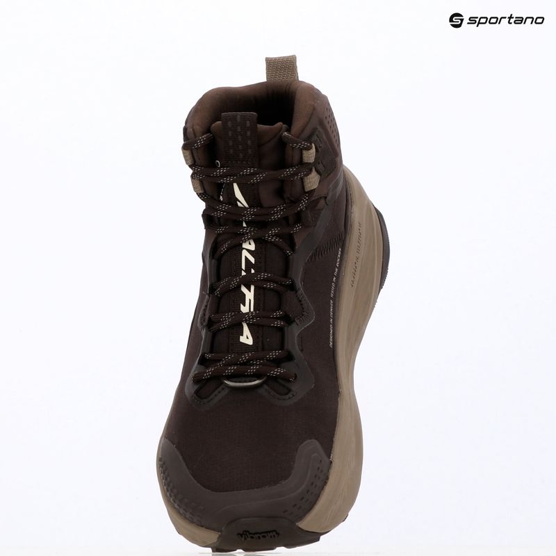 Pánske bežecké topánky Altra Olympus 7 Mid GTX chocolate brown/brown 13