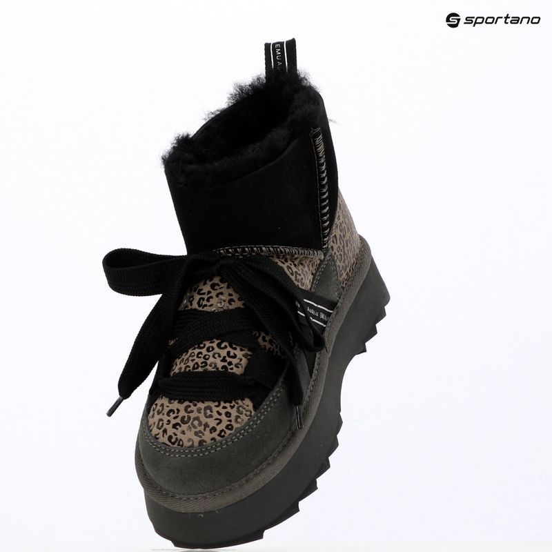 Dámske snehule EMU Australia Blurred Micro Patchwork Leo charcoal 14