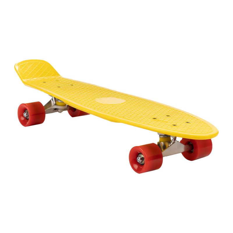Detský skateboard fishelic 28 Mechanics žltý PW-513