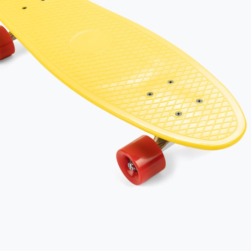 Detský skateboard fishelic 28 Mechanics žltý PW-513 7