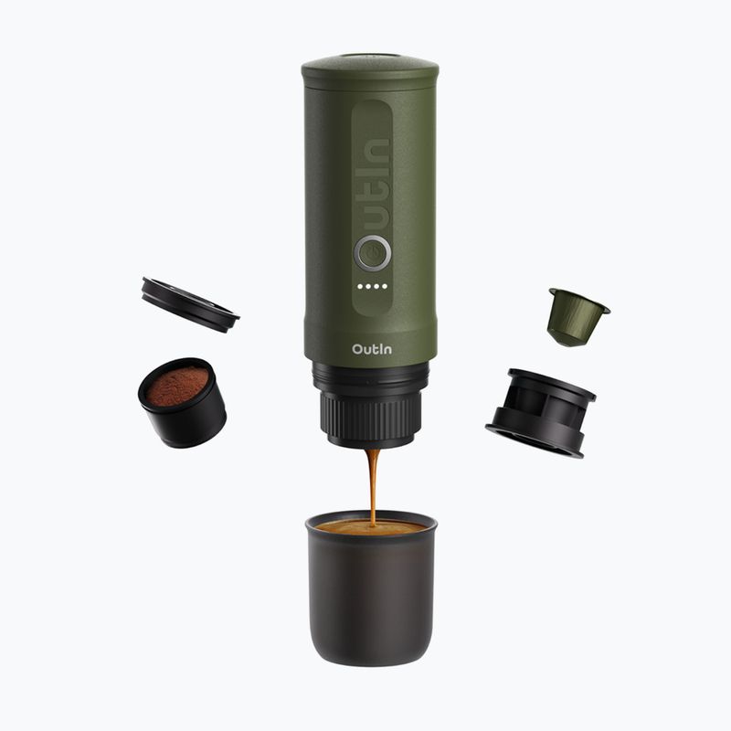 Prenosný kávovar OutIn Nano Portable Espresso forest green 2