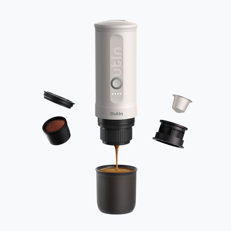 Prenosný kávovar OutIn Nano Portable Espresso peal white 2