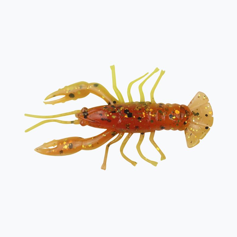 Relax Crawfish 2 Laminovaná gumová nástraha 4 ks rootbeer-gold black glitter yellow CRF2