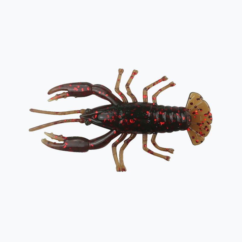 Gumová nástraha Relax Crawfish 2 Standard 4 ks motorový olej-červené trblietky CRF2-S
