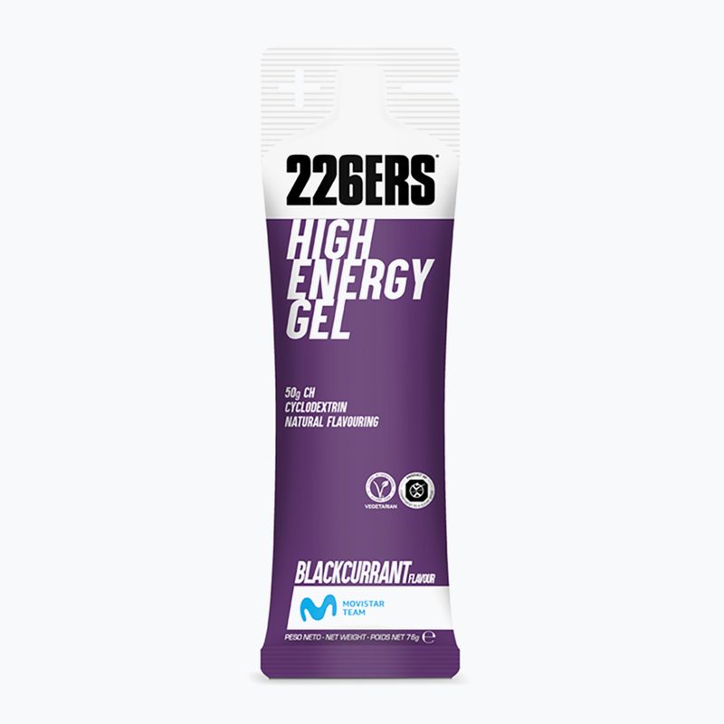 Sada energetických gélov 226ERS High Energy BCAA 24 ks x 76 g čierna ríbezľa 2