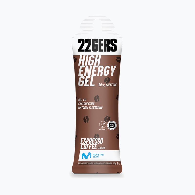 Sada energetických gélov 226ERS High Energy Caffeine 24 ks x 76 g káva 2