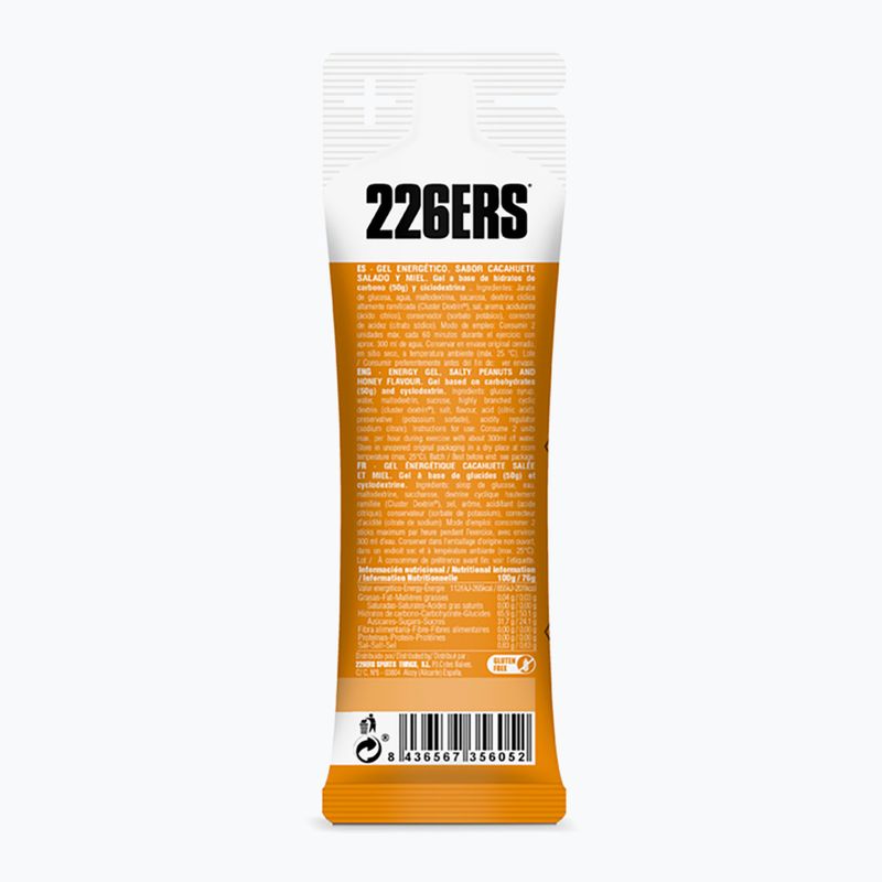 Sada energetických gélov 226ERS High Energy Salty 24 ks x 76 g  oriešky/med 3