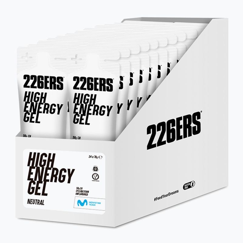 Sada energetických gélov 226ERS High Energy 24 ks x 76 g neutralny
