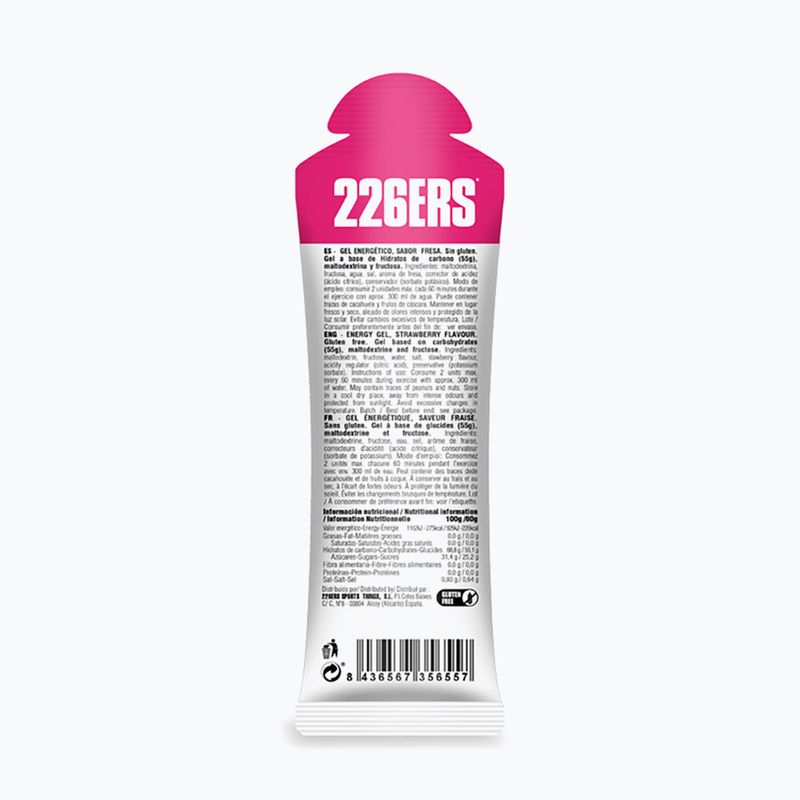 Sada energetických gélov 226ERS High Fructose 24 ks x 80 g jahoda 3