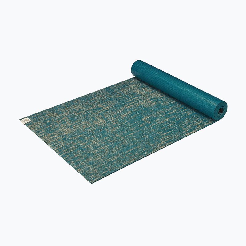 Jógová podložka Gaiam Jute 6 mm blue 3