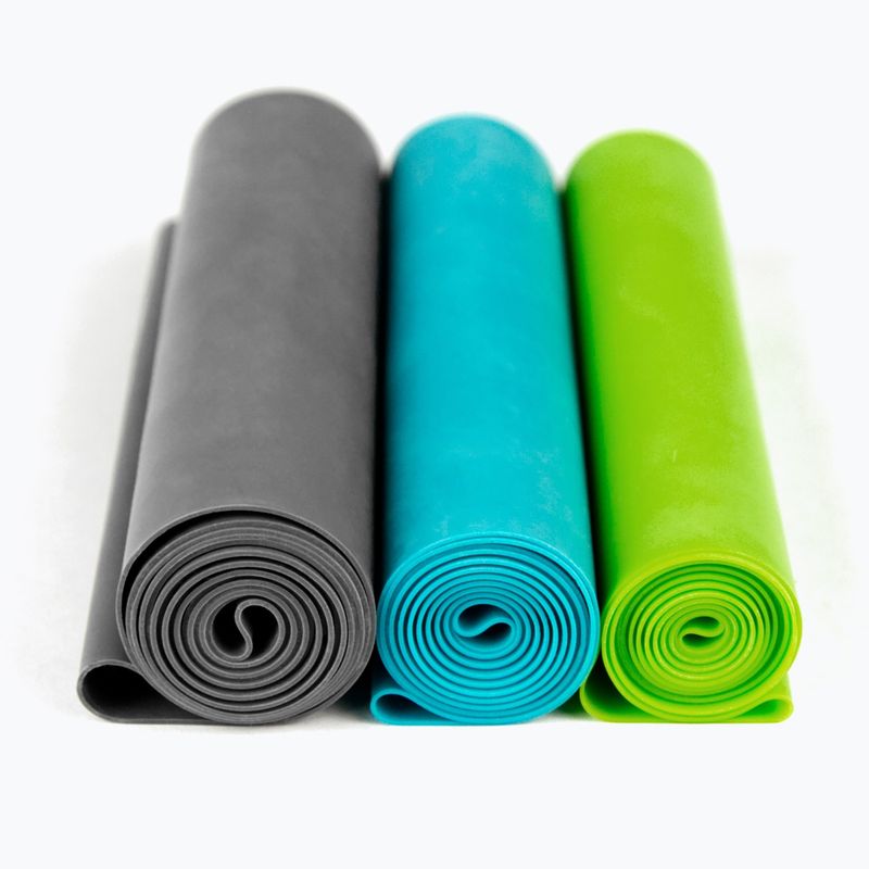 Sada posilňovacích  gúm Gaiam 63578 3 szt. black/blue/green 3