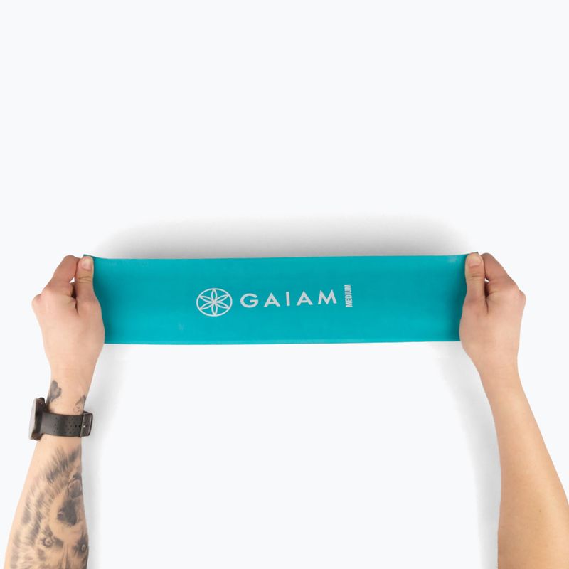 Sada posilňovacích  gúm Gaiam 63578 3 szt. black/blue/green 8