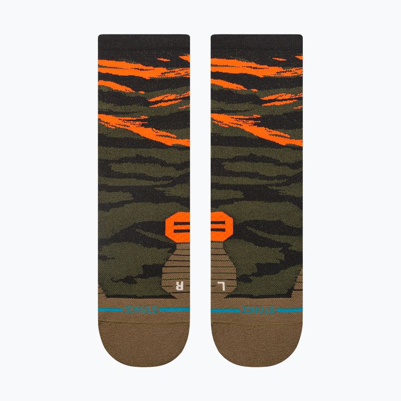 Bežecké ponožky Stance Primal Light Crew olive 2