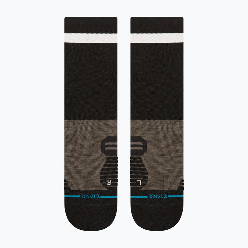 Ponožky Stance Take Yur Time Light Wool Crew washedblack 2