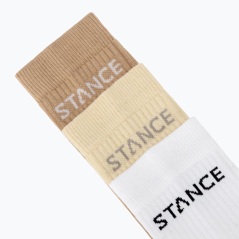 Ponožky Stance Origin Crew 3 páry cream 6