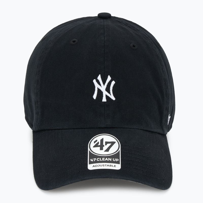 47 Značka MLB New York Yankees Base Runner čiapka CLEAN UP čierna 2