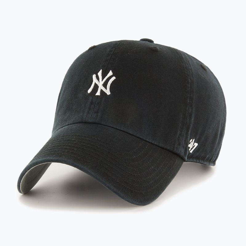 47 Značka MLB New York Yankees Base Runner čiapka CLEAN UP čierna