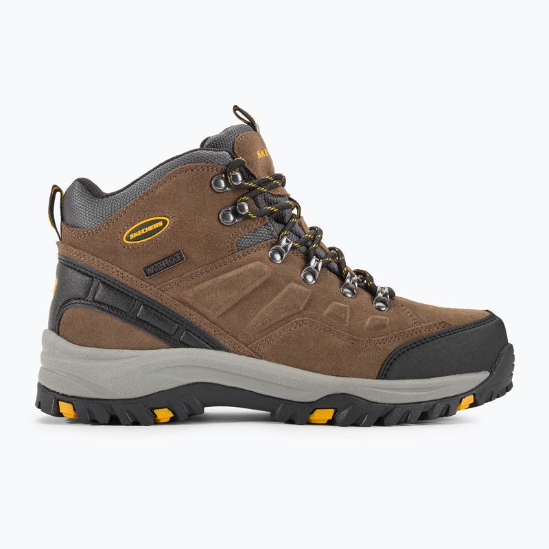 Pánska treková obuv SKECHERS Relment Pelmo khaki 2