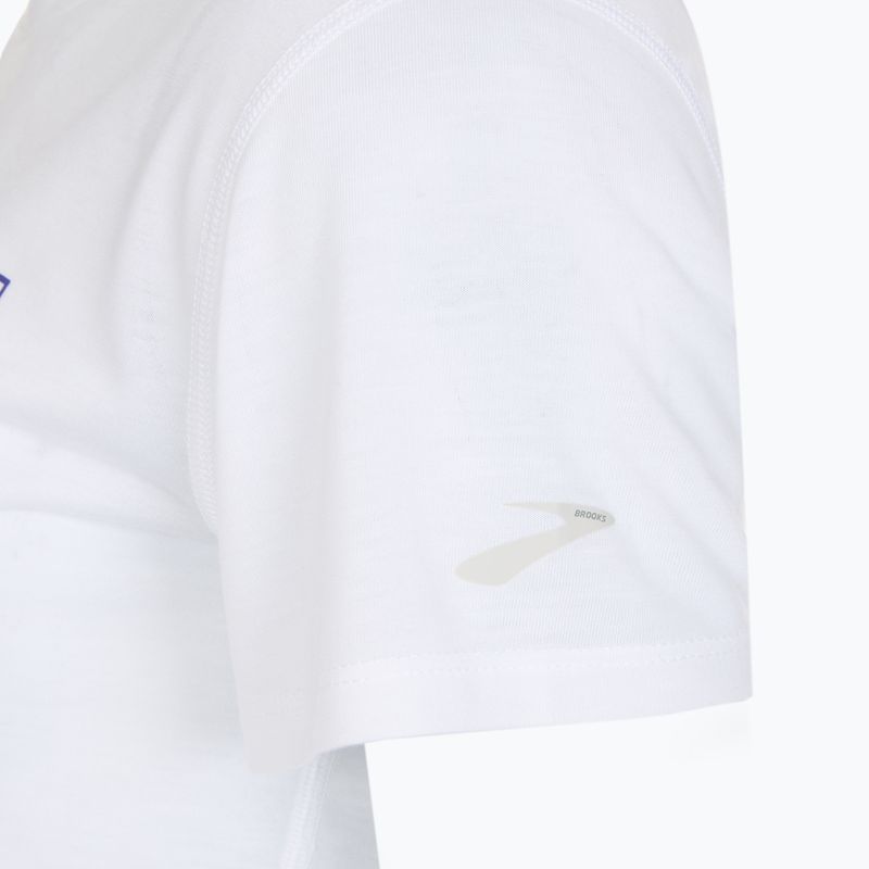 Dámske bežecké tričko Brooks International Women'S Day white/purple/orange 3