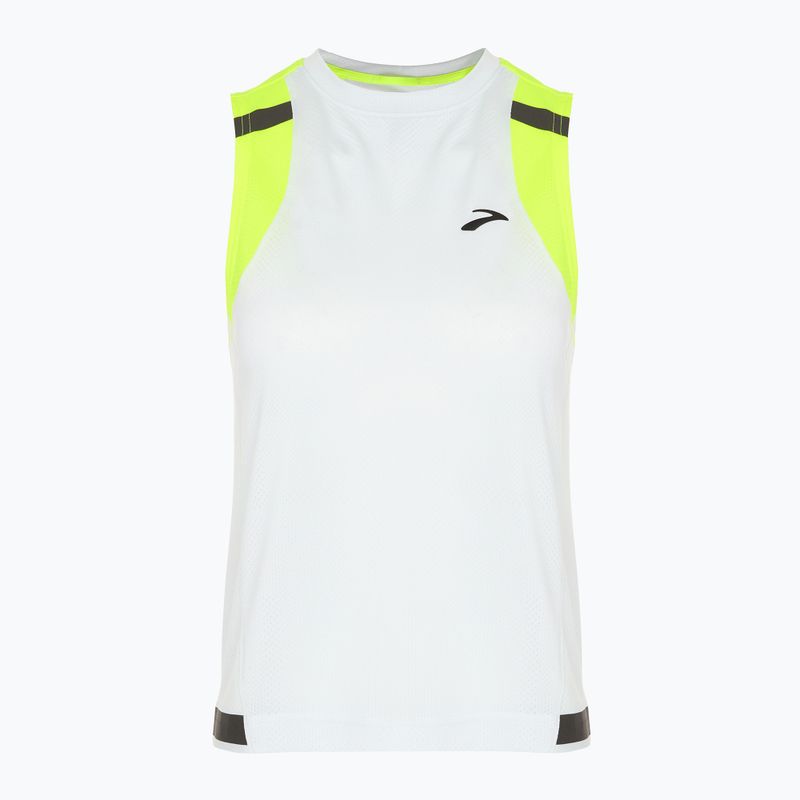 Dámske bežecké tričko Brooks Carbonite Tank icy grey/nightlife jacquard