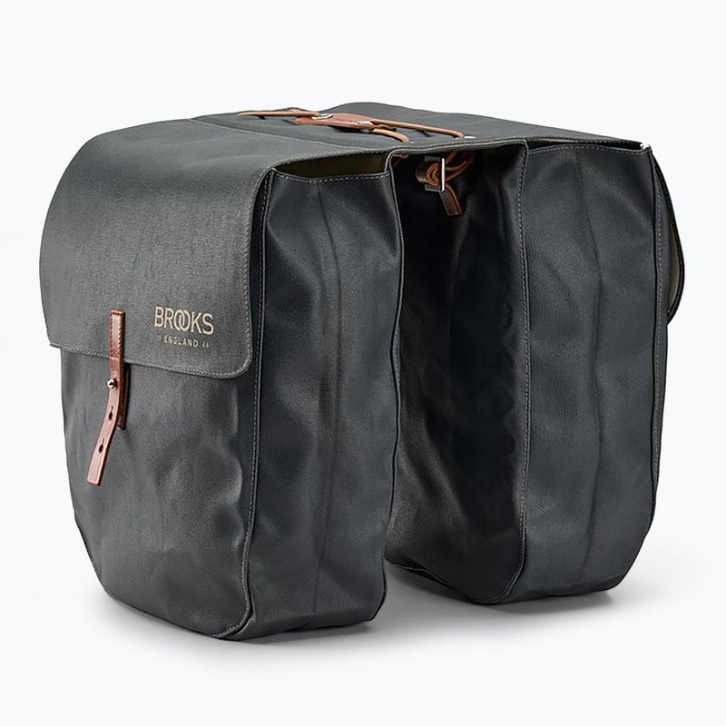 Taška na bicykel Brooks England Brick Lane Panniers 30 l grey/honey