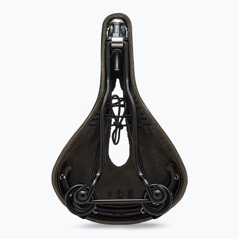 Cyklistické sedlo Brooks England Flyer Carved brown 2