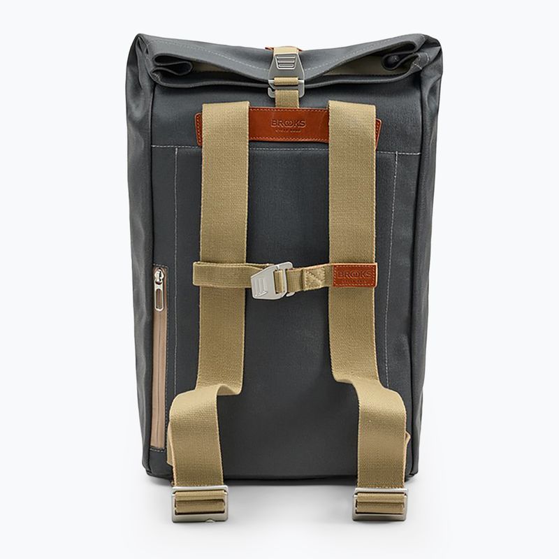 Batoh Brooks Anglicko Pickwick Cotton Canvas 26 l grey/honey 3