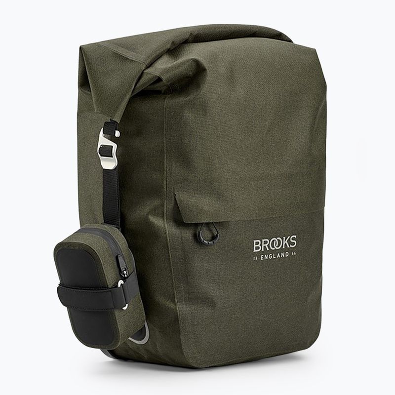 Taška na bicykel Brooks England Scape Pannier Large 18-22 l mud green 5