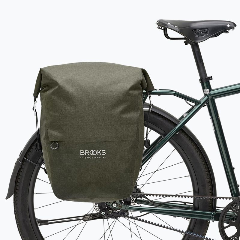 Taška na bicykel Brooks England Scape Pannier Large 18-22 l mud green 6
