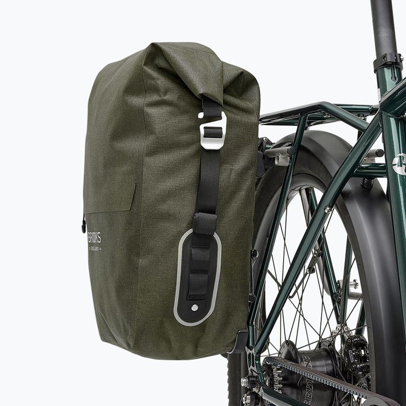 Taška na bicykel Brooks England Scape Pannier Large 18-22 l mud green 7