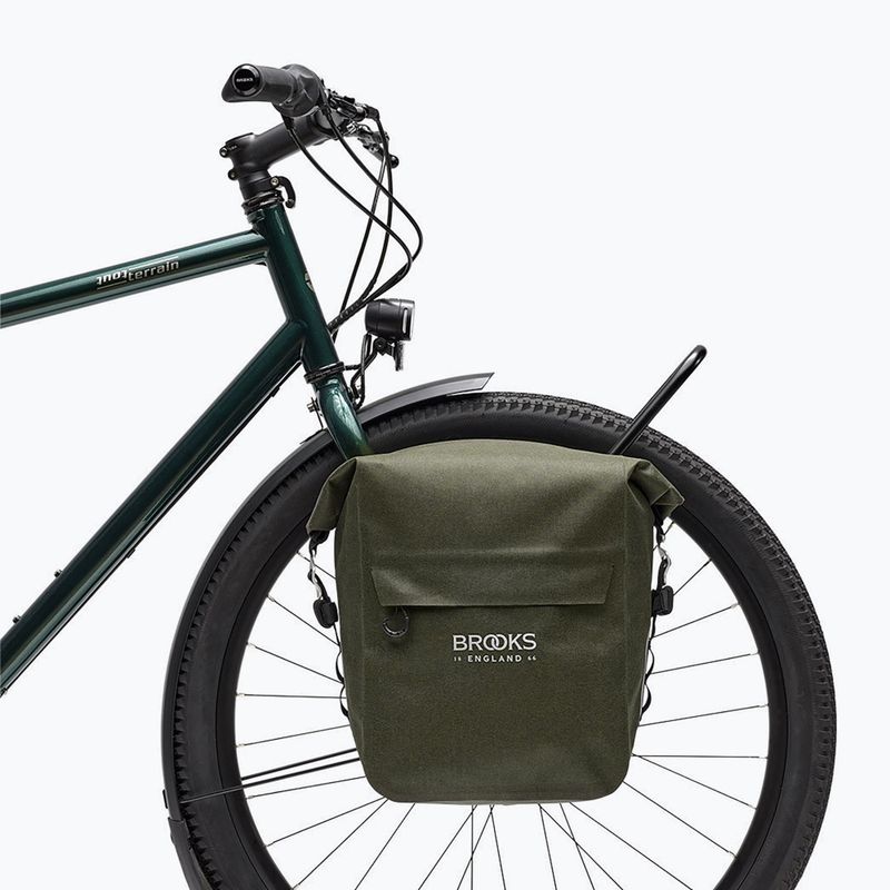 Taška na bicykel Brooks England Scape Pannier Small 10-13 l mud green 6