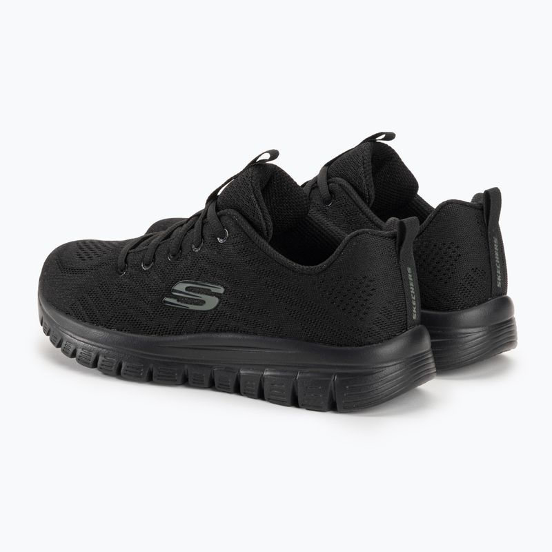 Dámska tréningová obuv SKECHERS Graceful Get Connected black 3