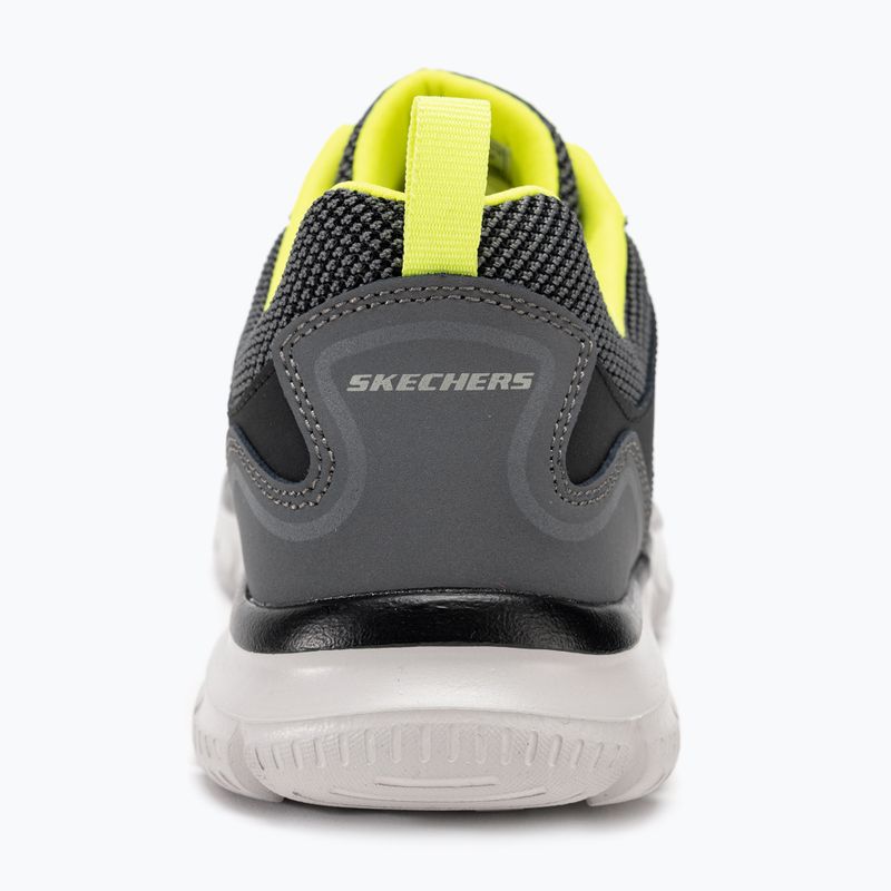 Pánska obuv SKECHERS Track Bucolo charcoal/white/lime 6